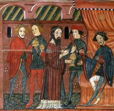 The Magi before Herod detail of the work The Frontal of the Mother of God tempera on wood …