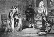 "The Magic Mirror", by C. Cattermole, exhibition of the Institute of Painters in Water-Colours, 1868 Creator: W Thomas