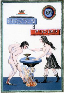 The Magic Mirror revealing its secrets, 18th century