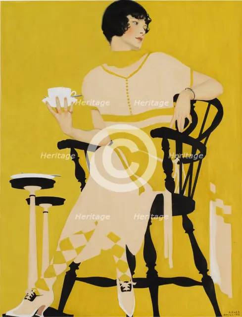 The Magic Hour - Afternoon Tea, 1924. Creator: Phillips, Coles (1880-1927).