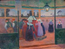 The Magic Lantern. Creator: Du Puigaudeau, Ferdinand (1864-1930)