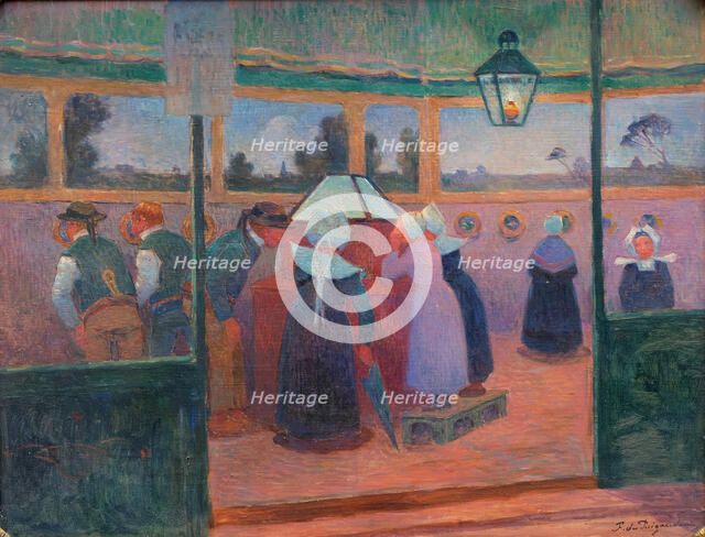 The Magic Lantern. Creator: Du Puigaudeau, Ferdinand (1864-1930).