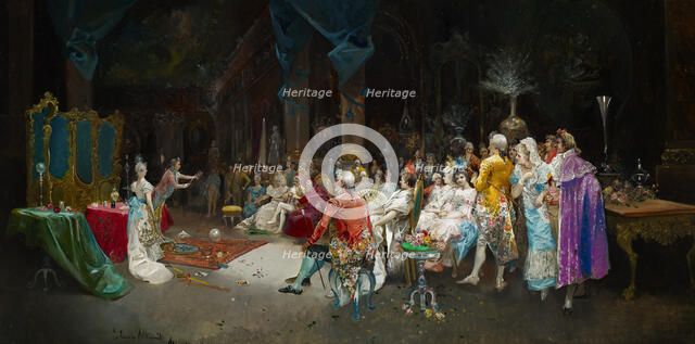 The Magician at the Palace. Artist: Lucas Villaamil, Eugenio (1858-1919)
