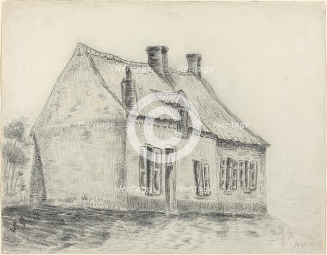 The Magrot House, Cuesmes, c. 1879/1880. Creator: Vincent van Gogh.