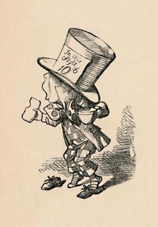 The Mad Hatter in Court 1889. Artist: John Tenniel