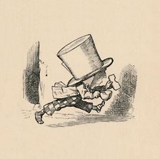 The Mad Hatter, in the chapter The Tarts' 1889. Artist: John Tenniel