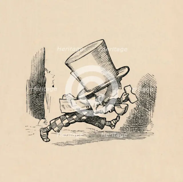 'The Mad Hatter, in the chapter 'The Tarts'', 1889. Artist: John Tenniel.