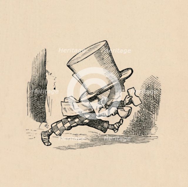'The Mad Hatter, in the chapter 'The Tarts'', 1889. Artist: John Tenniel.