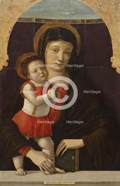 The Madonna and child.