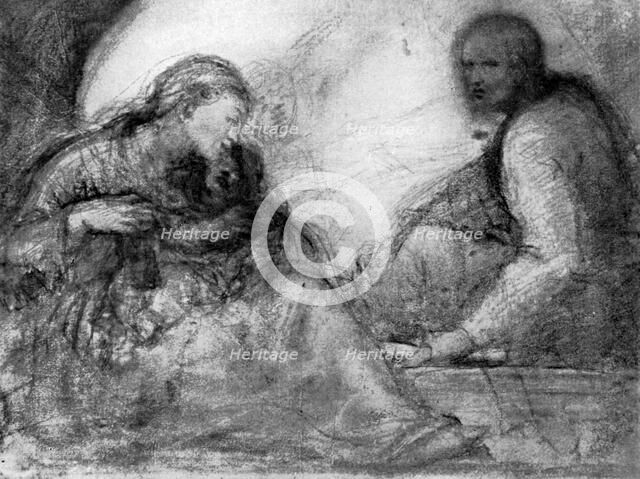 'The Madonna and Child and St Joseph', early 16th century, (1931).Artist: Correggio