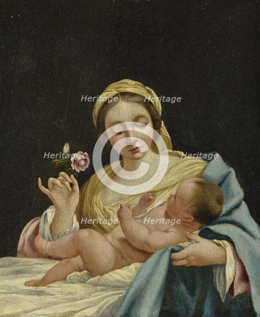 The Madonna and Child (copy), 1645. Creator: Simon, copy after Vouet.