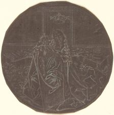 The Madonna and Child in a Garden, 19th century facsimile after an engraving of c. 1465-1467. Creator: Master ES