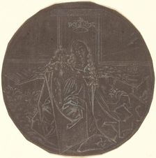 The Madonna and Child in a Garden, 19th century facsimile after an engraving of c. 1465-1467. Creator: Master ES