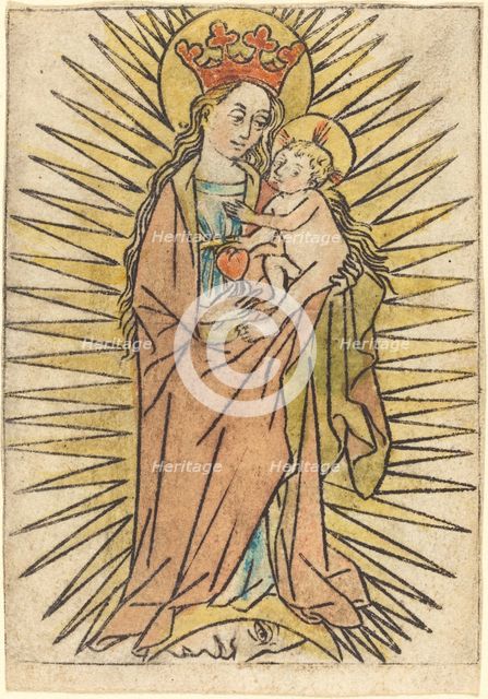 The Madonna and Child with a Pear, c. 1440/1460. Creator: Unknown.
