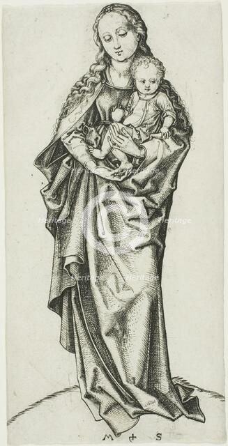 The Madonna and Child with an Apple, c. 1475. Creator: Martin Schongauer.
