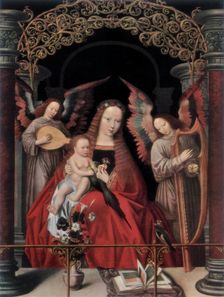The Madonna and Child with Angels (1927). Artist: Adriaen Isenbrandt