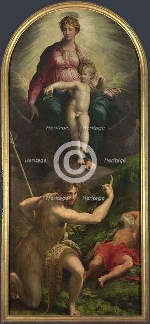 The Madonna and Child with Saints John the Baptist and Jerome, 1527. Artist: Parmigianino (1503-1540)