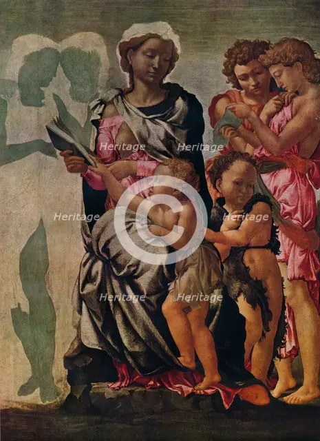 The Madonna and Child with St John and Angels, c1497, (1938) Artist: J Greig Pirie