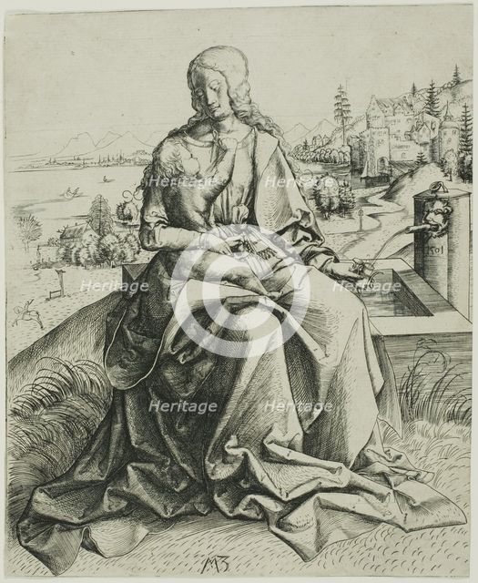 The Madonna by the Fountain, 1501. Creator: Master MZ.