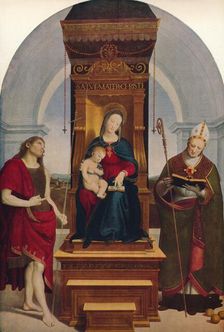 The Madonna Degli Ansidei 1505, (c1915). Artist: Raphael