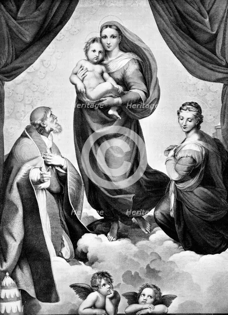 The Madonna in San Sisto, c1512, (1893). Artist: John L Stoddard