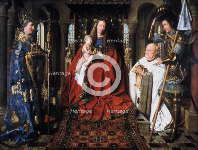 'The Madonna of Canon van der Paele', 1436.  Artist: Jan van Eyck