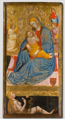 The Madonna of Humility with the Temptation of Eve, c. 1400. Creator: Olivuccio di Ciccarello (Italian, Marche, 1360/65-1439)