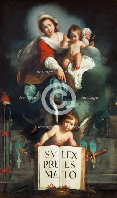 The Madonna of Justice. Artist: Strozzi, Bernardo (1581-1644)