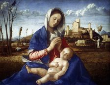 The Madonna of the Meadow c1500. Artist: Giovanni Bellini
