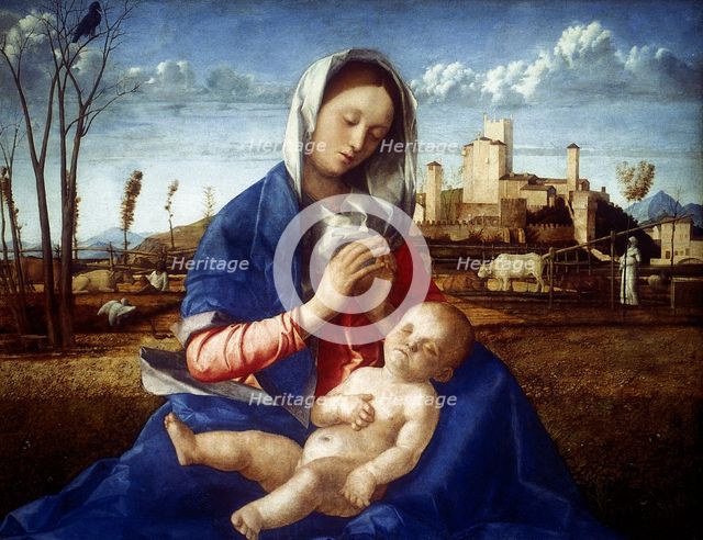 'The Madonna of the Meadow', c1500. Artist: Giovanni Bellini