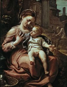The Madonna of the Basket by Antonio Allegri da Correggio