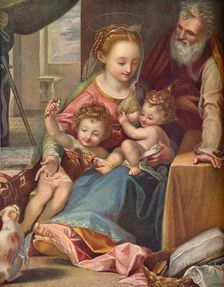 The Madonna of the Cat ('La Madonna del Gatto'), c1575, (1906). Artist: Anthony Cardon