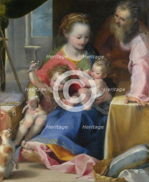 The Madonna of the Cat (La Madonna del Gatto), ca. 1575. Artist: Barocci, Federigo (1528-1612)