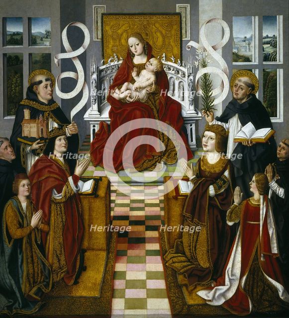 The Madonna of the Catholic Monarchs, 1491-1493. Artist: Master of Madonna of the Catholic Monarchs (active late 15th-century)
