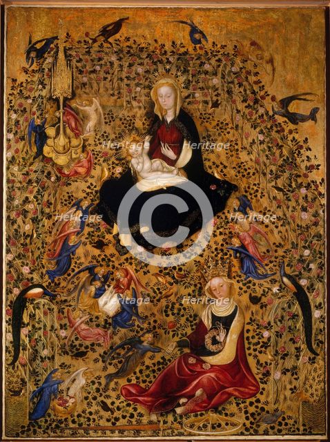 The Madonna of the Rose Garden (Madonna del Roseto), c.1425. Artist: Michelino da Besozzo (c. 1370-c. 1455)