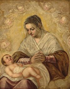 The Madonna of the Stars, c. 1575/1585. Creators: Jacopo Tintoretto, Workshop of Tintoretto
