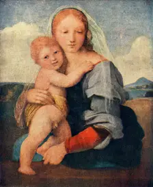 The Madonna of the Tower 1509-1511, (c1912). Artist: Raphael