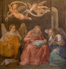 The Madonna Sewing, 1609-1610. Creator: Reni, Guido (1575-1642)