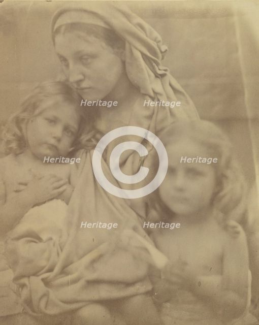 The Madonna Penserosa, 1864. Creator: Julia Margaret Cameron.