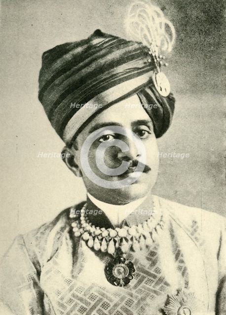 'The Maharajah of Mysore', c1905, (c1920). Creator: Vandyk.