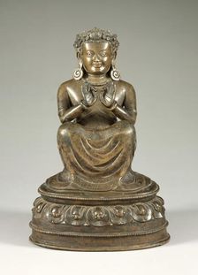 The Mahasiddha (Great Adept) Dampa Sangye (Nagpopa) (d. 1117), c.mid-14th century. Creator: Unknown
