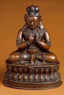 The Mahasiddha (Great Adept) Virupa, 837-909 (image 1 of 2), 15th century. Creator: Unknown