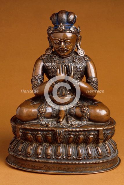 The Mahasiddha (Great Adept) Virupa, 837-909 (image 1 of 2), 15th century. Creator: Unknown.
