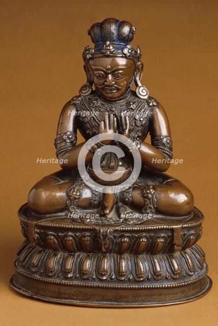 The Mahasiddha (Great Adept) Virupa, 837-909 (image 1 of 2), 15th century. Creator: Unknown.