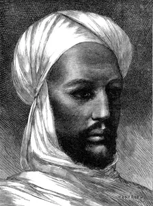 The Mahdi, rebel against Egyptian rule in the Sudan, c1885