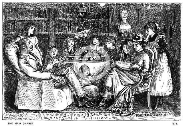 'The Main Chance', 1878 (1891). Artist: George du Maurier