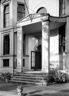 The main entrance to Northumberland House, Richmond, London, 1964
