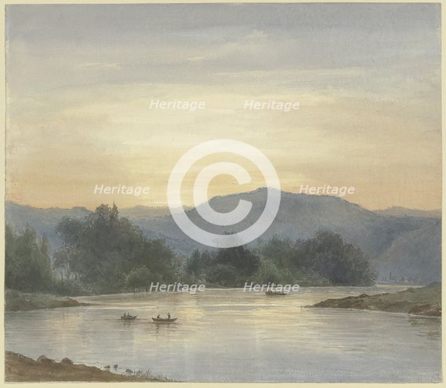 The Main near Kleinheubach, 1873. Creator: Ernst Morgenstern.