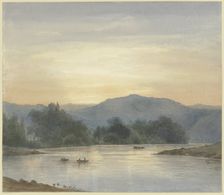 The Main near Kleinheubach, 1873. Creator: Ernst Morgenstern