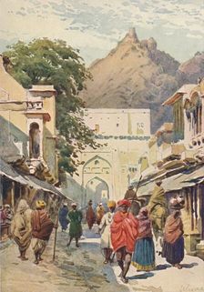 The Main Street of Alwar c1880 (1905). Creator: Alexander Henry Hallam Murray